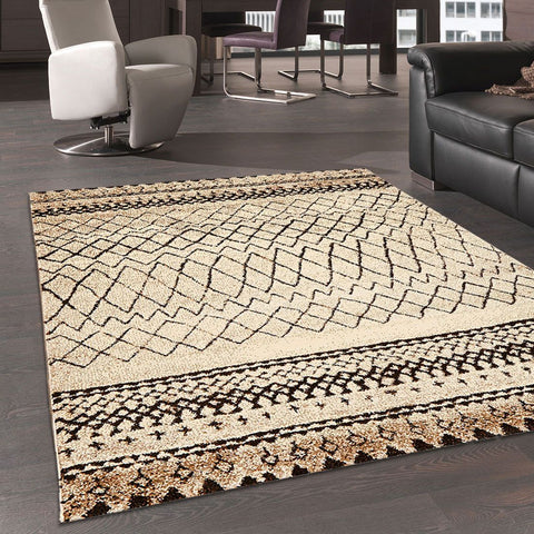 Tapis Berbère Beige certifié Oeko Tex MOROCCO