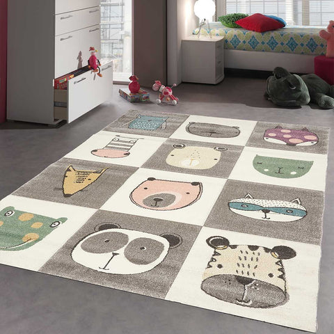 Tapis Chambre enfant animaux ZOO