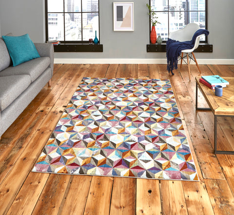 Tapis Multicolore Graphique 16th Avenue 34A