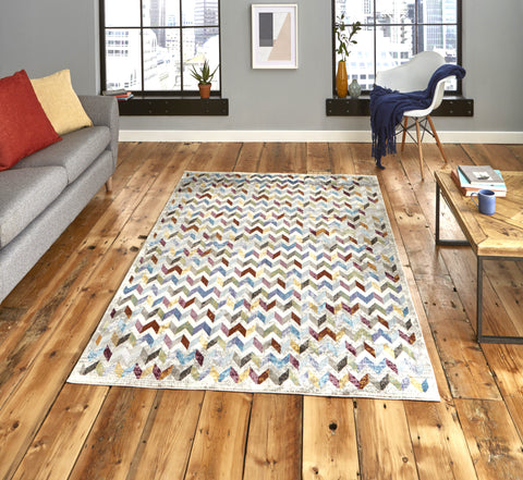 Tapis Multicolore Graphique 16th Avenue 36A