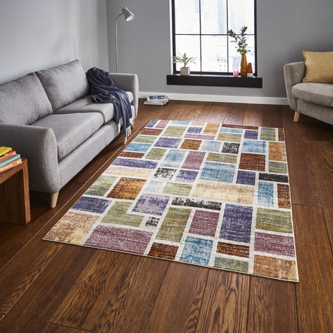 Tapis Multicolore Graphique 16th Avenue 37A