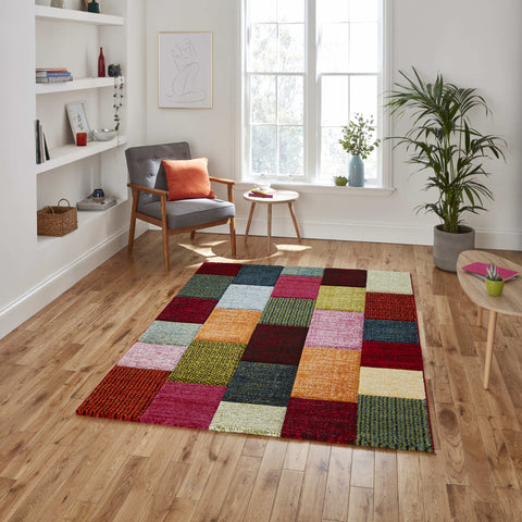 Tapis Multicolore Patchwork BROOKLYN 21830