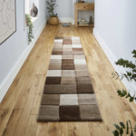 Tapis Marron style Patchwork BROOKLYN 646