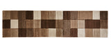 Tapis Marron style Patchwork BROOKLYN 646