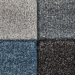 Tapis Bleu effet Patchwork BROOKLYN 646