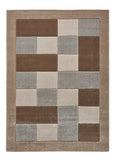 Tapis Beige Graphique type Patchwork BROOKLYN BRK04