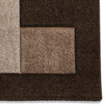 Tapis Marron effet Patchwork BROOKLYN BRK04