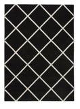 Tapis Noir Graphique BROOKLYN BRK35