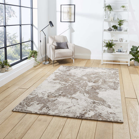 Tapis Moderne Beige de Salon Florence 50033