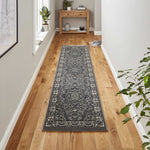 Tapis Oriental Gris lavable en machine HERITAGE