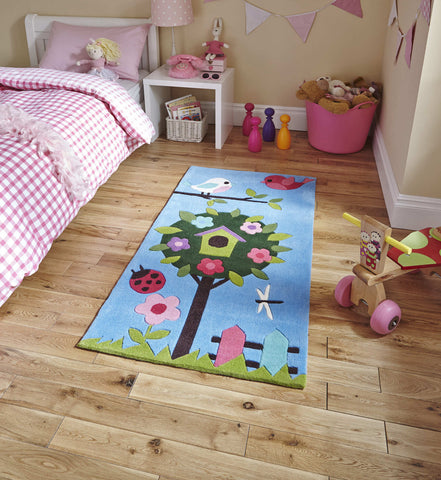 Tapis Chambre enfant Arbre Multicolore HONG KONG