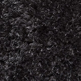 Tapis Gris foncé Uni shaggy poil long en acrylique MONTANA