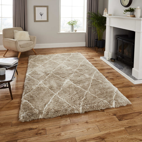 Tapis Berbère shaggy Beige MOROCCO 2491