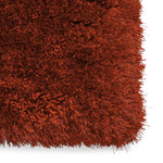 Tapis rouge rouille shaggy graphique NOBLE HOUSE NH5858