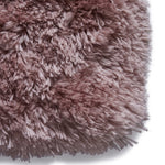 Tapis Rose uni shaggy ultra doux acrylique POLAR