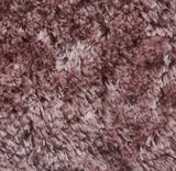 Tapis Rose uni shaggy ultra doux acrylique POLAR