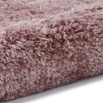 Tapis Rose uni shaggy ultra doux acrylique POLAR