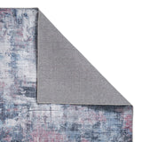 Tapis Design abstrait rose et bleu en polyester RIO
