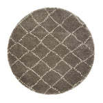 Tapis Berbère gris style shaggy ROYAL NOMADIC