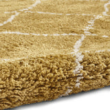 Tapis Jaune shaggy style berbère ROYAL NOMADIC