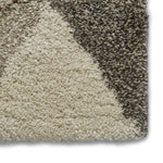 Tapis Scandinave gris et beige Shaggy ROYAL NOMADIC