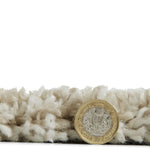 Tapis Scandinave gris et beige Shaggy ROYAL NOMADIC