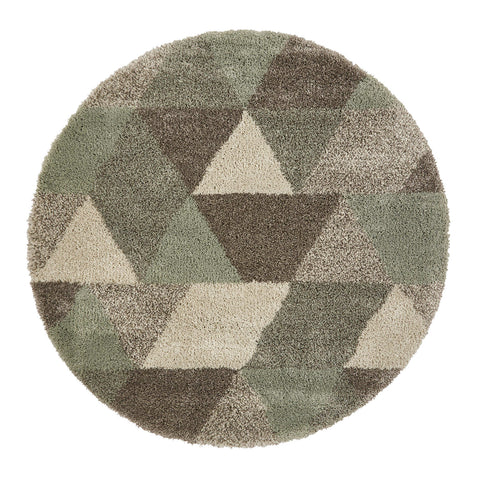 Tapis Shaggy vert clair style scandinave ROYAL NOMADIC