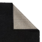 Tapis Shaggy Noir uni intérieur SIERRA