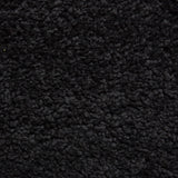 Tapis Shaggy Noir uni intérieur SIERRA