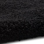 Tapis Shaggy Noir uni intérieur SIERRA