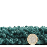 Tapis Shaggy Vert uni intérieur SIERRA