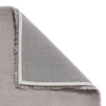 Tapis Gris uni à poils long en polyester SUPER TEDDY