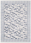 Tapis Bleu Graphique KHY BERIM | Royaume du Tapis