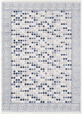 Tapis Bleu Graphique KHY BERIM | Royaume du Tapis