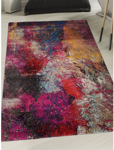 Tapis Design Abstrait Multicolore EVY UNIK