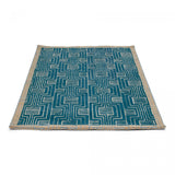 Tapis Design Vert en laine tufté main KINMO