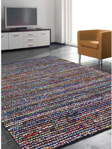 Tapis Ethnique Multicolore en Jute MULTIDETAIL