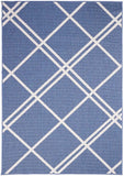 Tapis Extérieur Bleu Contemporain DOUBLINE | Royaume du Tapis