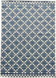 Tapis Extérieur réversible Bleu Graphique GEA | Royaume du Tapis