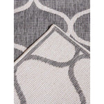 Tapis Extérieur réversible Gris Scandinave BISTYLE