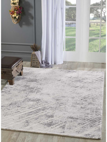 Tapis Gris design abstrait KHY LIGREY