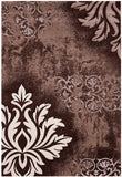 Tapis Marron style Baroque BRILLANCE BAR | Royaume du Tapis