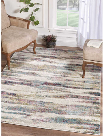 Tapis Multicolore faux uni LAGON