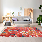 Tapis Multicolore de salon inspiration berbère TRIBAL