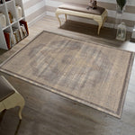 Tapis Oriental marron certifié Oeko Tex MEDAROND