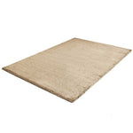 Tapis Shaggy Beige Uni premium SILKY TOUCH