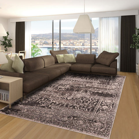 Tapis Vintage Taupe style Orientale VINFOR
