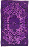 Tapis Violet Rétro-Vintage en Laine OYMALI lilas | Royaume du Tapis