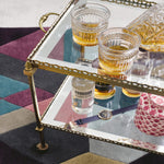 Tapis Violet Seventies en Laine MOSAIC