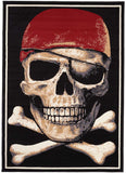 Tapis de Chambre Noir Pirate BC SKULL | Royaume du Tapis